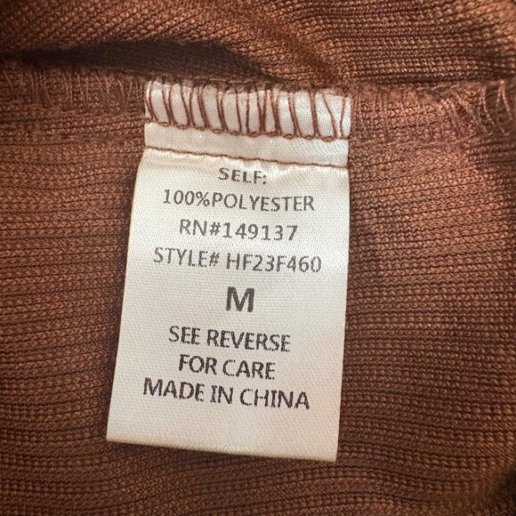 Hyfve Brown Corduroy High-Waist Comfortable Shorts Womens Size M - Picture 4 of 11